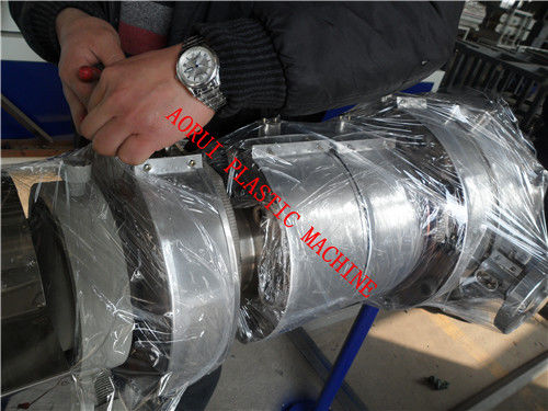 Extrusor plástico del tubo del solo tornillo, CE del diámetro del tubo de 50m m - de 800m m