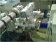 Cadena de producción gemela del tubo del PVC del tubo de la refrigeración por agua, tubo del PVC que hace la máquina