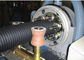 cadena de producción acanalada plástica del tubo del pvc extrusor de tornillo del gemelo, extrusor de la máquina/PVC de la protuberancia del tubo del PVC