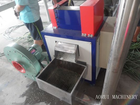 Cadena de producción de los gránulos del ANIMAL DOMÉSTICO, máquina plástica reciclada escamas del granulador del ANIMAL DOMÉSTICO