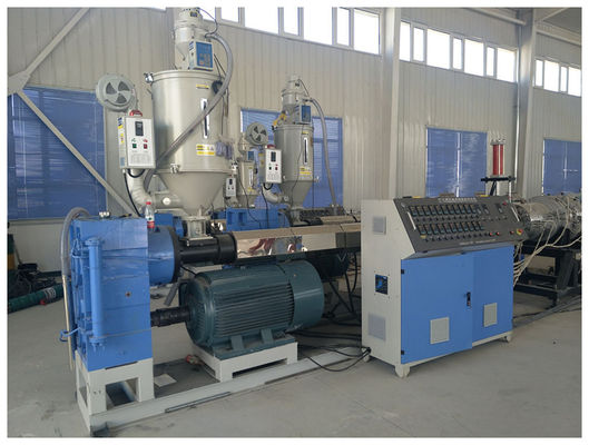 Máquina de extrusión de tuberías de plástico PE de 75-250 mm, línea de producción de tuberías de suministro de agua PE con extrusora de tornillo único
