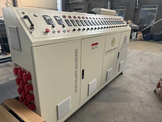 Un buen precio. Línea de producción automática de extrusión de tuberías de HDPE con control PLC en línea