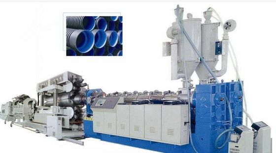 Un buen precio. 12- tubo acanalado del PVC del extrusor de tornillo del gemelo de 40 milímetros que hace la máquina, distribuidores autorizados de la maquinaria del tubo en línea