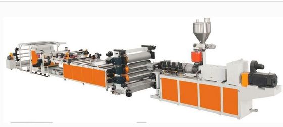 Un buen precio. Voltaje plástico de la máquina 380V 50HZ del extrusor de hoja del solo diseño del tornillo en línea