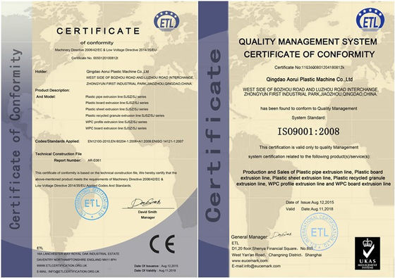 Un buen precio. Línea plástica de la protuberancia del PVC, cadena de producción del tubo de la protección del cable del PVC de 16-63m m en línea