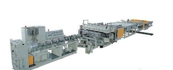 Un buen precio. Línea compuesta plástica de madera de la protuberancia de la hoja del tablero de la espuma del PVC WPC/cadena de producción/extrusor en línea