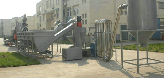 Un buen precio. Máquina de reciclaje plástica del gránulo, lavadora de la botella del ANIMAL DOMÉSTICO 50HZ en línea