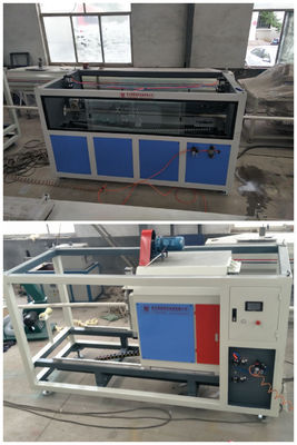 línea plástica línea 750kg/H de la protuberancia del tubo de 280m m de la protuberancia del tubo del PVC del PLC