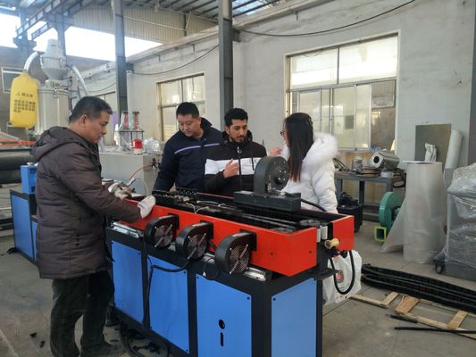 La máquina acanalada de un sólo recinto 380V del tubo del PE acanaló la cadena de producción del tubo