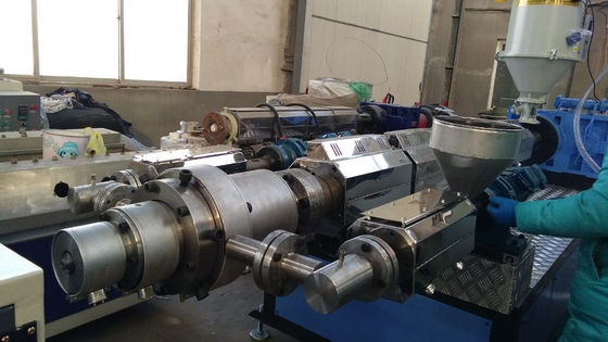 Línea de la protuberancia del tubo del abastecimiento de agua máquinas de fabricación del tubo de agua del gas de 16m m - de 630m m PE