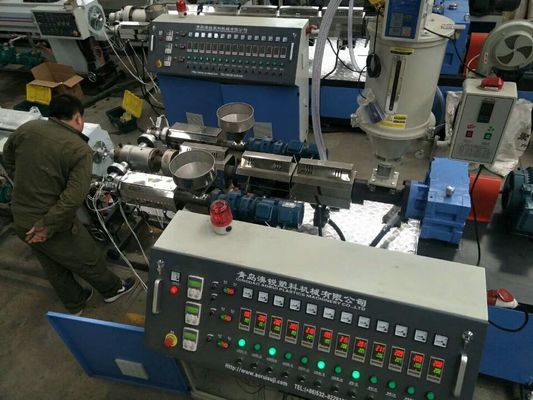 40kg/H línea plástica de la protuberancia del tubo del HDPE PPR del diámetro 40m m