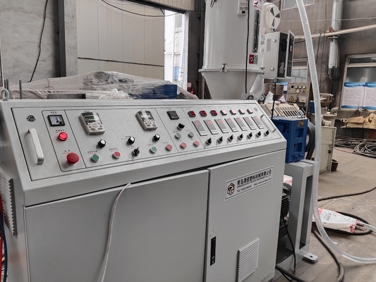 Máquina automática para la fabricación de tuberías corrugadas de PE para sistemas de drenaje, Máquina extrusora de tuberías corrugadas de HDPE SJ65/33