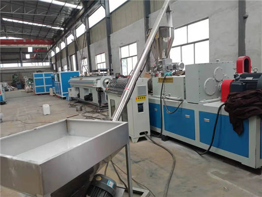 Línea de extrusión de tubos de plástico usados de 220-420V con regulador de temperatura OMRON