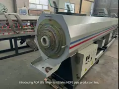 150kg/H sola línea plástica de la protuberancia del tubo del tornillo PE